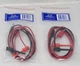 (Lot of 2) ELENCO TL-12 Banana to Minigrabber Set