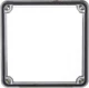 Allied Moulded AMHMI66CCX- 6 x 6 HMI COVER KIT HINGED SNAP LATCH CLEAR COVER
