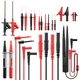 KAIWEETS 23PCS Multimeter Test Leads Kit with Replaceable Precision Probes Se...