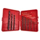 Sears Craftsman USA  13 Piece Black Oxide Drill Bit Set with Case 66113