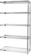 Quantum Storage Systems - AD86-1824C-5 - WIRE 5 SHELF ADD-ON KIT CHROME 86in