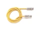 Pomona EM5054-12 - Triaxial 2 Lug Male Each End, On Belden 9222 Triaxial Cable,
