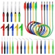 Coliao 30pcs Back Probe Kit Banana Plug to Copper Alligator Clips Automotive... 