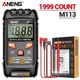 ANENG M113 Digital Multimeter 1999 Counts AC DC Voltage NCV Tester