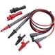 WGGE WG-011 Soft Silicone Test Lead and Safety Alligator Clips,Multimeter Leads
