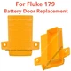 Battery Door For Fluke 179 TRMS Digital Multimeter Rear Case Cover Repair Parts