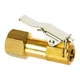 Milton S-697-2 1/4" FNPT Euro Style Closed/Sealing Type Air Chuck Single