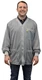 SCS 770022 Smock Jacket with Knitted Cuffs, Gray, Medium