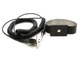 Botron B9479 - Black metal adjustable wrist strap, 1/8' snap - 12 foot cord