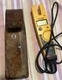 Fluke T5-1000 OpenJaw Electrical Voltage Tester AC/DC w/Fluke Leather Pouch
