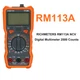 RICHMETERS Multimeter RM113D Multimetro Tester Digital Multimeter 6000 Counts Au