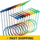 Sumnacon 10 Pcs Multimeter Test Hook Clips - 5 Colors Silicone Cables