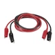 uxcell Double Ended Test Lead Alligator Clip Wire Jumper Cable 4.2ft 1 Pair 