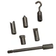 SHIMPO FG-M6ADP Steel Standard Adapter Set,M6 Thread 5NRN3
