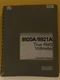 Fluke 487157 8920A/8921A True RMS Voltmeter Instruction Manual