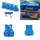 Genuine X2O Adult Life Jacket / Vest / Preserver / PFD (Blue) And Boat Cushion￼