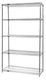 Quantum Storage Systems - Wr63-1830c-5 - Wire 5 Shelf Starter Kit Chrome 63in