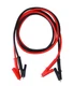 (2 Pcs) MCIGICM 15A 3.3ft Dual Ended Crocodile Alligator Clips Test Lead,... 
