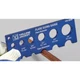 YELLOW JACKET 60297 FLARE SIZING GAUGE 6 SIZES ALUMINUM CONNECTION TOOL
