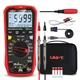 UNI-T Multimeter Kit UT161D, 1000V AC DC Volt Ohm UT161D Multimeter, Red 