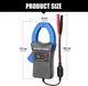 HoldPeak Current Clamp Adapter Oscilloscope Multimeter Meter AC/DC 600A Clamp-on