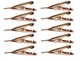 Corpco Micro Toothless Alligator Test Clips, Copper Plated with Smooth Microsco