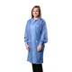 Desco 73613 Statshield ESD Smock, Lab Coat, Knitted Cuffs, Blue,Large